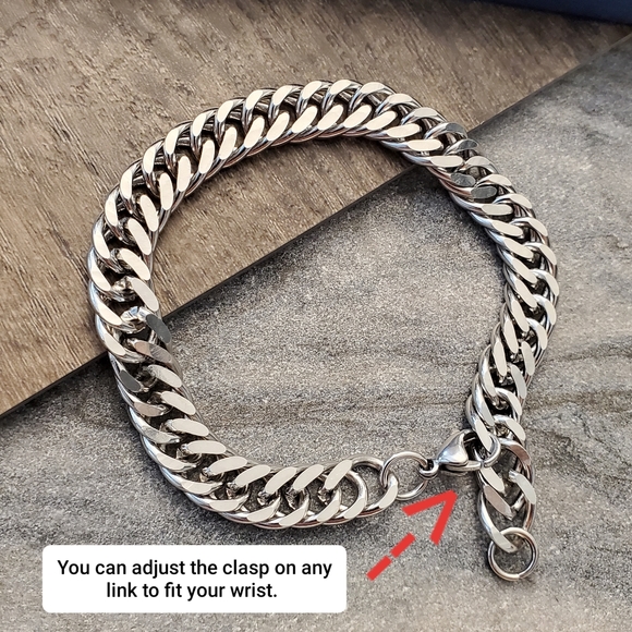 C7 NEW 316L Stainless Steel Bracelet - Picture 6 of 10